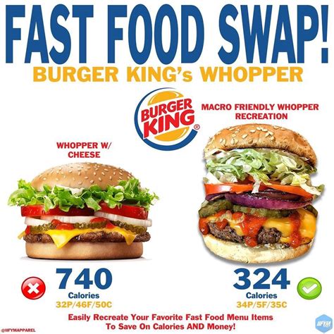 burger king whopper calories